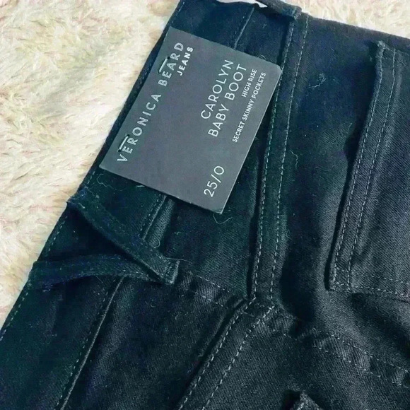 *NWT* Veronica Beard Jeans Carolyn Baby Boot Jeans, Size 25 - Picture 7 of 11
